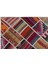 Iskece Bej Patchwork Yün Modern Desenli Yün Hav Toz Vermez Leke Tutmayan Salon Yolluk Mutfak El Dokuma Halı 5