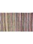 Teselya Bej Çizgili Yün Modern Desenli Yün Hav Toz Vermez Leke Tutmayan Salon Yolluk Mutfak El Dokuma Halı 3