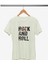 Rock And Roll Baskılı / Kadın Çok Renkli T-Shirt %100 Pamuk Regular Fıt Rahat Kalıp 2