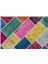 Mavi Patchwork Yün Modern Desenli Yün Hav Toz Vermez Leke Tutmayan Salon Yolluk Mutfak El Dokuma Halı 5