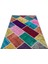Iskece Bej Patchwork Etnik Modern Desenli Yün Hav Toz Vermez Leke Tutmayan Salon Yolluk Mutfak El Dokuma Halı 3