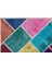 Iskece Bej Patchwork Etnik Modern Desenli Yün Hav Toz Vermez Leke Tutmayan Salon Yolluk Mutfak El Dokuma Halı 5