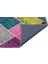Iskece Bej Patchwork Etnik Modern Desenli Yün Hav Toz Vermez Leke Tutmayan Salon Yolluk Mutfak El Dokuma Halı 2