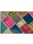 Iskece Bej Patchwork Etnik Modern Desenli Yün Hav Toz Vermez Leke Tutmayan Salon Yolluk Mutfak El Dokuma Halı 4