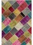 Iskece Bej Patchwork Etnik Modern Desenli Yün Hav Toz Vermez Leke Tutmayan Salon Yolluk Mutfak El Dokuma Halı 1