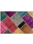 Iskece Bej Patchwork Etnik Modern Desenli Yün Hav Toz Vermez Leke Tutmayan Salon Yolluk Mutfak El Dokuma Halı 4