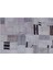 Teselya Mor Patchwork Etnik Modern Desenli Yün Hav Toz Vermez Leke Tutmayan Salon Yolluk Mutfak El Dokuma Halı 5