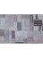 Teselya Mor Patchwork Etnik Modern Desenli Yün Hav Toz Vermez Leke Tutmayan Salon Yolluk Mutfak El Dokuma Halı 4