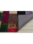 Bej Patchwork Etnik Modern Desenli Yün Hav Toz Vermez Leke Tutmayan Salon Yolluk Mutfak El Dokuma Halı 3