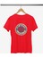 Vintage Baskılı / Kadın Çok Renkli T-Shirt %100 Pamuk Regular Fıt Rahat Kalıp 2