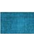 Atina Turkuaz Eskitme Yün Modern Desenli Yün Hav Toz Vermez Leke Tutmayan Salon Yolluk Mutfak El Dokuma Halı 3