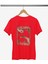 Stay Trıppy Baskılı / Kadın Çok Renkli T-Shirt %100 Pamuk Regular Fıt Rahat Kalıp 2