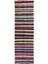 Teselya Gri Patchwork Yün Modern Desenli Yün Hav Toz Vermez Leke Tutmayan Salon Yolluk Mutfak El Dokuma Halı 1