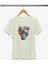 Flowers Head Baskılı / Kadın Çok Renkli T-Shirt %100 Pamuk Regular Fıt Rahat Kalıp 2