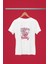 Feelıng Lucky Baskılı / Kadın Çok Renkli T-Shirt %100 Pamuk Regular Fıt Rahat Kalıp 2
