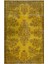Ikat Turuncu Ikat Ipek Modern Desenli Yün Hav Toz Vermez Leke Tutmayan Salon Yolluk Mutfak El Dokuma Halı 1