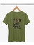 Rock And Roll Baskılı / Kadın Çok Renkli T-Shirt %100 Pamuk Regular Fıt Rahat Kalıp 2