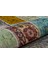 Bej Patchwork Etnik Modern Desenli Yün Hav Toz Vermez Leke Tutmayan Salon Yolluk Mutfak El Dokuma Halı 4