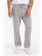 Regular Fit Beli Bağcıklı Cepli Düz Paça Kalın Gri Erkek Pantolon D7836AX/GR198 5
