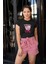 Feelıng Lucky Baskılı / Kadın Çok Renkli T-Shirt %100 Pamuk Regular Fıt Rahat Kalıp 1