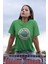 Vintage Baskılı / Kadın Çok Renkli T-Shirt %100 Pamuk Regular Fıt Rahat Kalıp 1