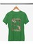 Stay Trıppy Baskılı / Kadın Çok Renkli T-Shirt %100 Pamuk Regular Fıt Rahat Kalıp 2