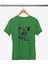 Rock And Roll Baskılı / Kadın Çok Renkli T-Shirt %100 Pamuk Regular Fıt Rahat Kalıp 2