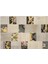Bej Patchwork Etnik Modern Desenli Yün Hav Toz Vermez Leke Tutmayan Salon Yolluk Mutfak El Dokuma Halı 1