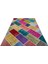 Iskece Bej Patchwork Etnik Modern Desenli Yün Hav Toz Vermez Leke Tutmayan Salon Yolluk Mutfak El Dokuma Halı 3