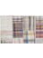 Bej Patchwork Etnik Modern Desenli Yün Hav Toz Vermez Leke Tutmayan Salon Yolluk Mutfak El Dokuma Halı 2