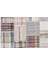 Bej Patchwork Etnik Modern Desenli Yün Hav Toz Vermez Leke Tutmayan Salon Yolluk Mutfak El Dokuma Halı 4