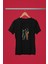 Bohem Desen Baskılı / Kadın Çok Renkli T-Shirt %100 Pamuk Regular Fıt Rahat Kalıp 2
