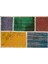 Teselya Bej Patchwork Yün Modern Desenli Yün Hav Toz Vermez Leke Tutmayan Salon Yolluk Mutfak El Dokuma Halı 4
