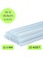 Kalın Şeffaf Sıcak Mum Silikon 11.3 mm 30CM 10 Adet 1
