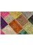 Iskece Bej Patchwork Etnik Modern Desenli Yün Hav Toz Vermez Leke Tutmayan Salon Yolluk Mutfak El Dokuma Halı 4