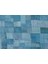 Teselya Mavi Patchwork Etnik Modern Desenli Yün Hav Toz Vermez Leke Tutmayan Salon Yolluk Mutfak El Dokuma Halı 4