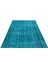 Atina Turkuaz Eskitme Yün Modern Desenli Yün Hav Toz Vermez Leke Tutmayan Salon Yolluk Mutfak El Dokuma Halı 5