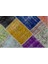 Iskece Bej Patchwork Etnik Modern Desenli Yün Hav Toz Vermez Leke Tutmayan Salon Yolluk Mutfak El Dokuma Halı 4