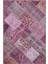 Iskece Pembe Eskitme Etnik Modern Desenli Yün Hav Toz Vermez Leke Tutmayan Salon Yolluk Mutfak El Dokuma Halı 1
