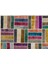 Ikat Kahverengi Ikat Ipek Modern Desenli Yün Hav Toz Vermez Leke Tutmayan Salon Yolluk Mutfak El Dokuma Halı 4