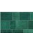 Ikat Mavi Ikat Ipek Modern Desenli Yün Hav Toz Vermez Leke Tutmayan Salon Yolluk Mutfak El Dokuma Halı 4