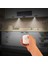 Adshome® 3lü Uzaktan Kumandalı Pilli Yapışkanlı Kablosuz LED Spot Lambalar 5
