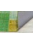 Yeşil Patchwork Etnik Modern Desenli Yün Hav Toz Vermez Leke Tutmayan Salon Yolluk Mutfak El Dokuma Halı 2