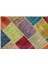 Iskece Bej Patchwork Etnik Modern Desenli Yün Hav Toz Vermez Leke Tutmayan Salon Yolluk Mutfak El Dokuma Halı 4
