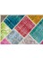 Iskece Bej Patchwork Yün Modern Desenli Yün Hav Toz Vermez Leke Tutmayan Salon Yolluk Mutfak El Dokuma Halı 4