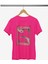 Stay Trıppy Baskılı / Kadın Çok Renkli T-Shirt %100 Pamuk Regular Fıt Rahat Kalıp 2