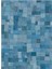 Teselya Mor Patchwork Yün Modern Desenli Yün Hav Toz Vermez Leke Tutmayan Salon Yolluk Mutfak El Dokuma Halı 1