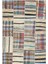 Iskece Bej Patchwork Yün Modern Desenli Yün Hav Toz Vermez Leke Tutmayan Salon Yolluk Mutfak El Dokuma Halı 1