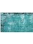 Atina Turkuaz Eskitme Yün Modern Desenli Yün Hav Toz Vermez Leke Tutmayan Salon Yolluk Mutfak El Dokuma Halı 3