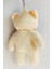 Peluş Krem Fiyonklu Ayıcık Anahtarlık -11CM - Oyuncak - Çanta Süsü - Doğum Günü 4